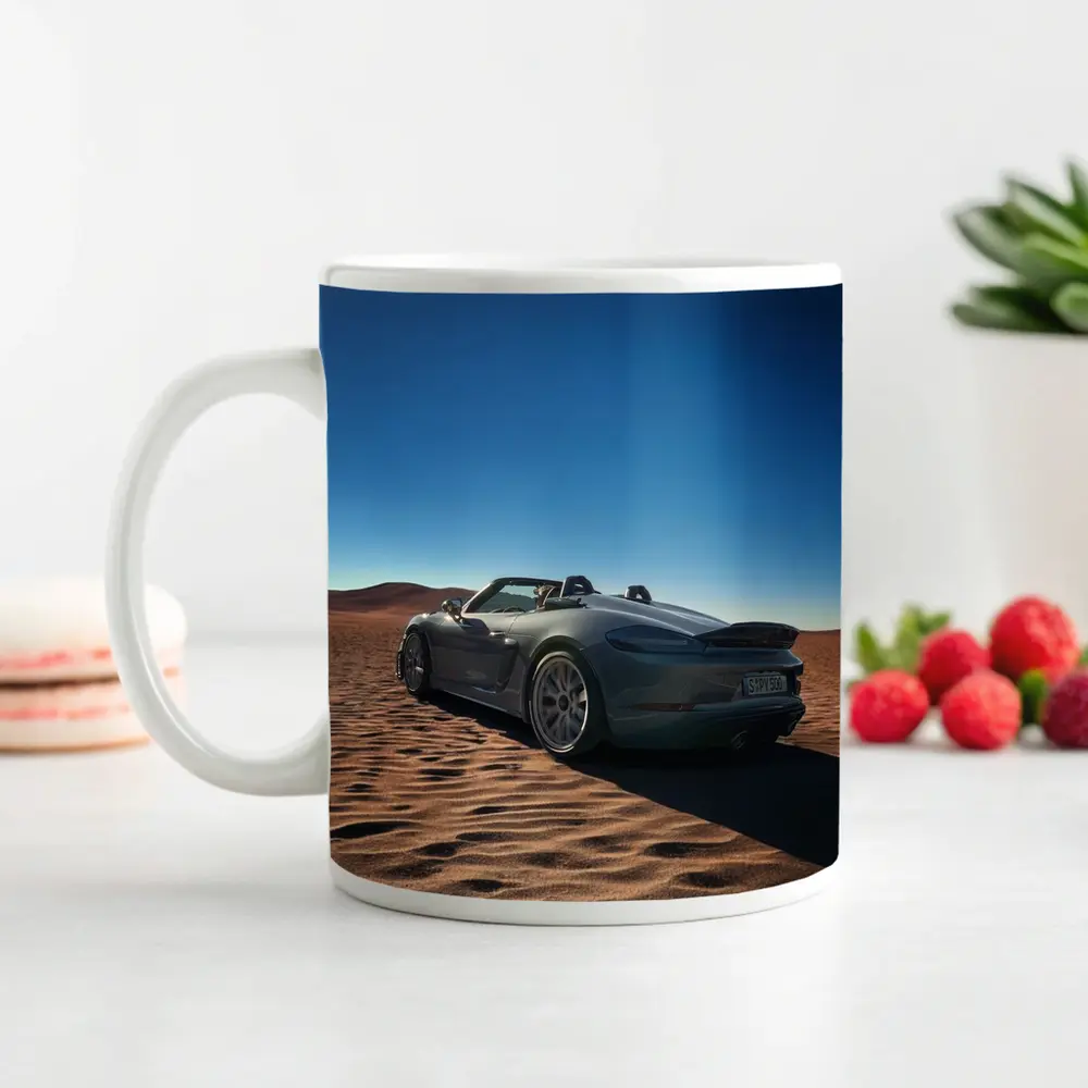 Porsche Boxster Spyder Desert Sand Dunes – Mugs