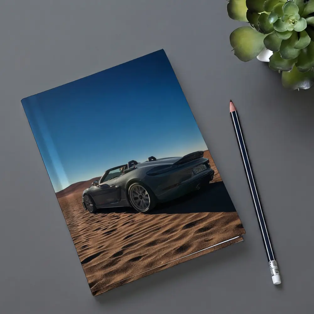 Porsche Boxster Spyder Desert Sand Dunes – Notebooks