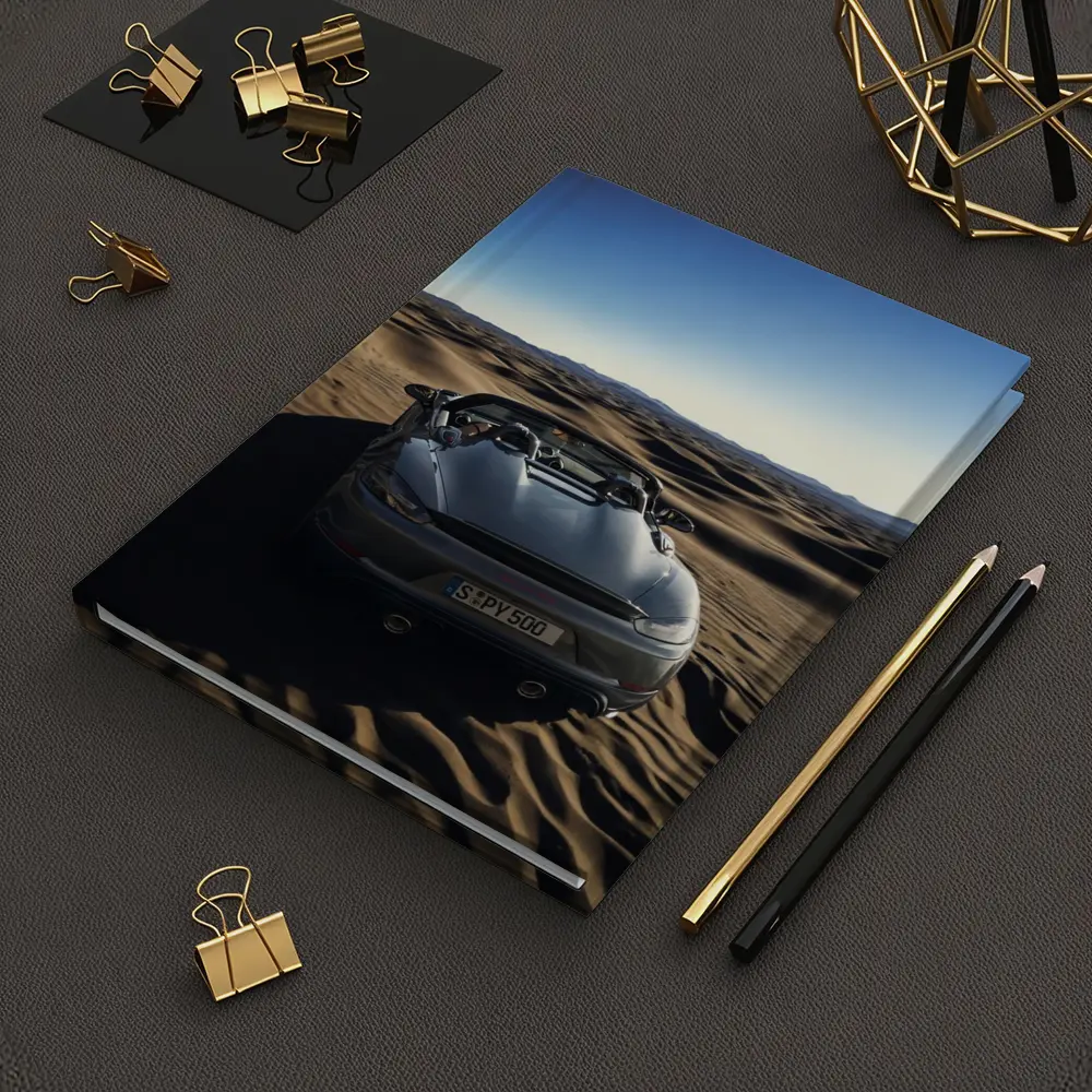 Porsche 718 Spyder RS Desert Dunes – Notebooks