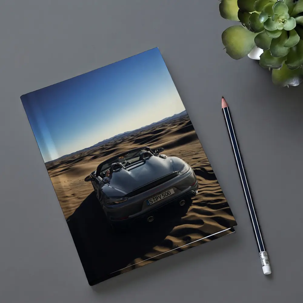 Porsche 718 Spyder RS Desert Dunes – Notebooks