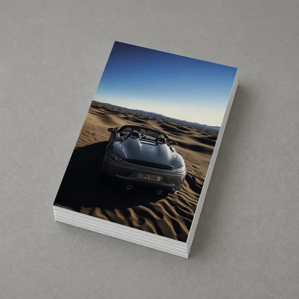 Porsche 718 Spyder RS Desert Dunes – Postcards