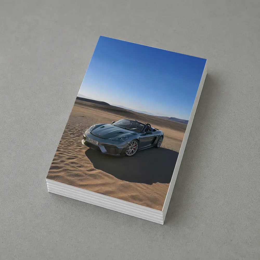 Porsche 718 Spyder RS Desert Sand – Postcards