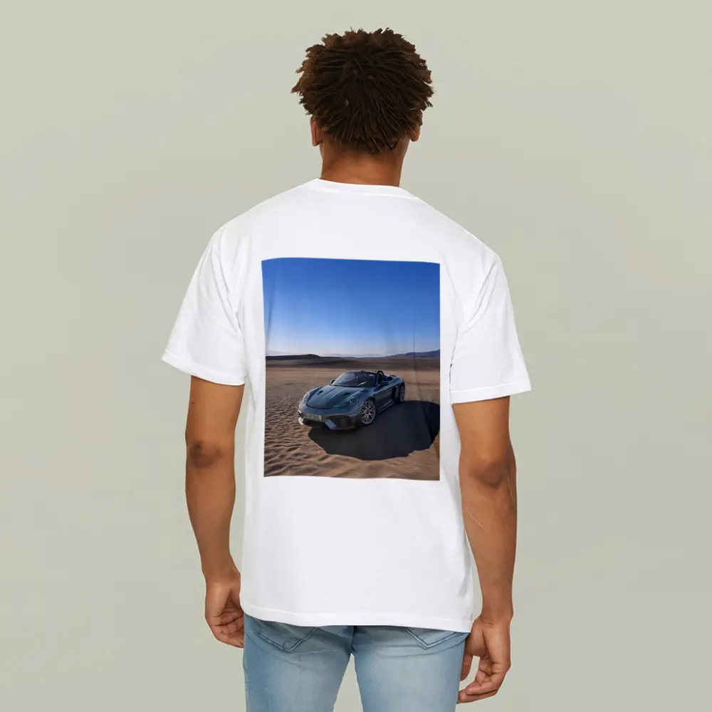 Porsche 718 Spyder RS Desert Sand – T-Shirts