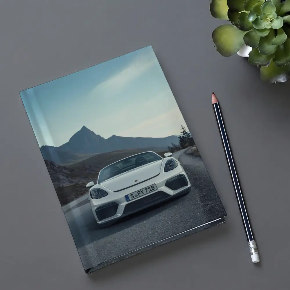 Porsche Boxster Spyder White Mountain Road – Notebooks
