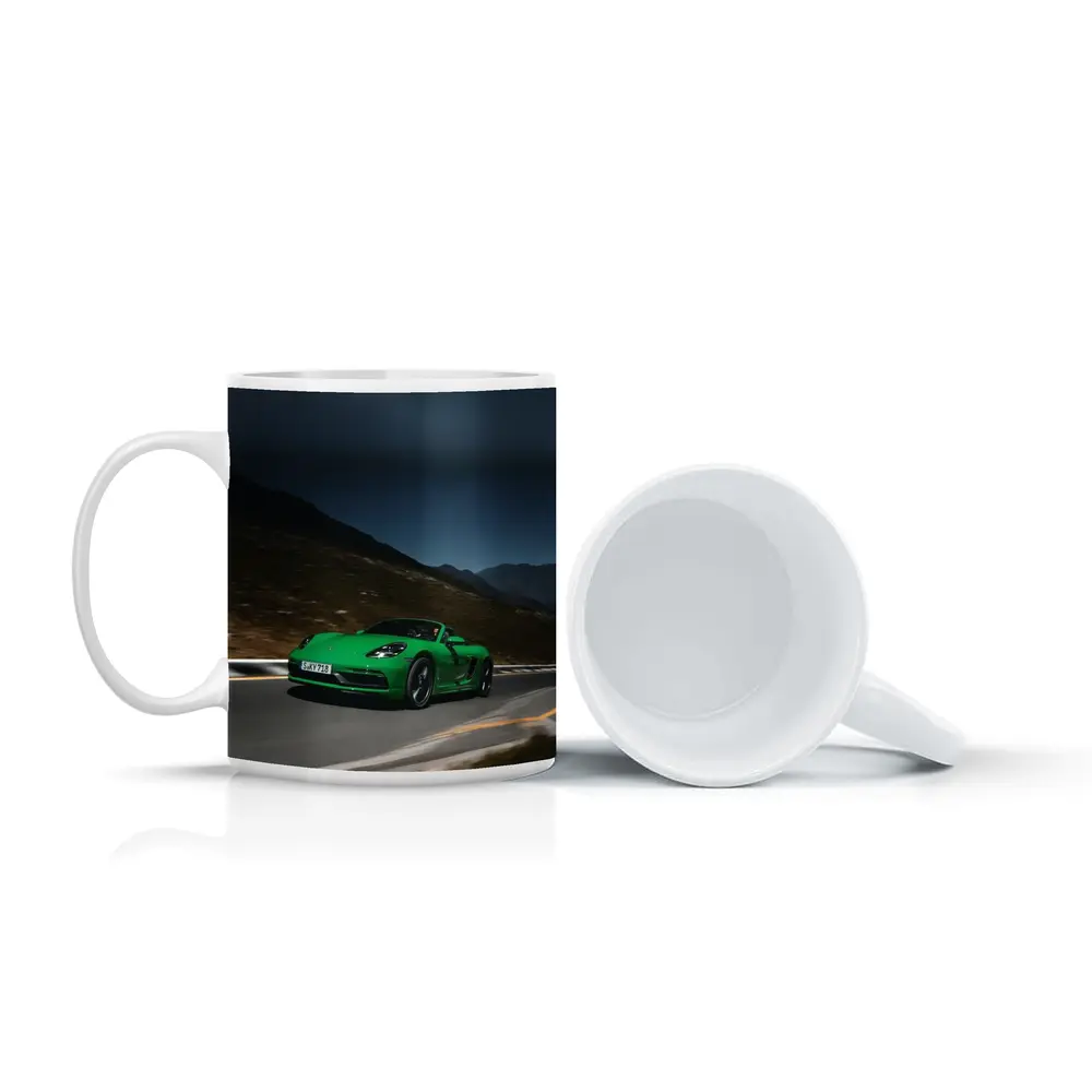 Porsche Boxster Green Mountain Road Dusk – Mugs