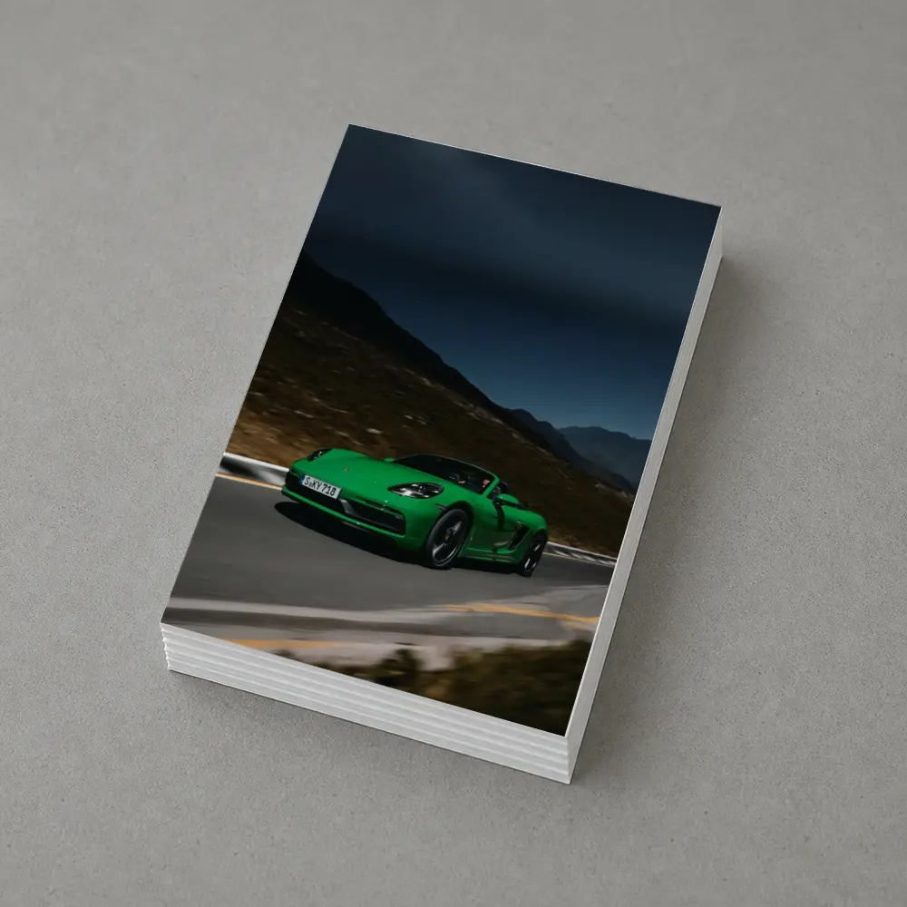 Porsche Boxster Green Mountain Road Dusk – Postcards