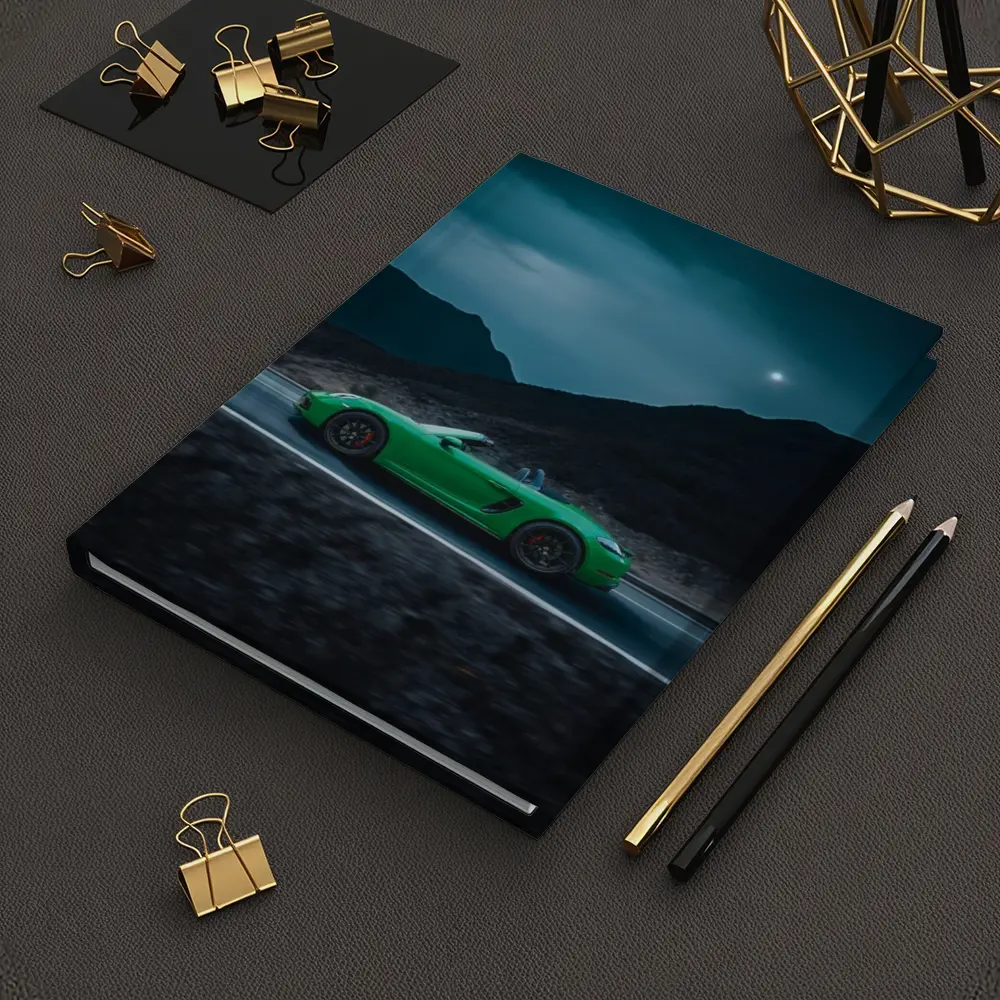 Porsche Boxster Green Mountain Road Night Drive – Notebooks