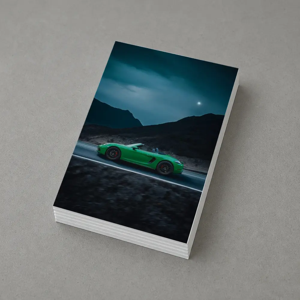 Porsche Boxster Green Mountain Road Night Drive – Postcards
