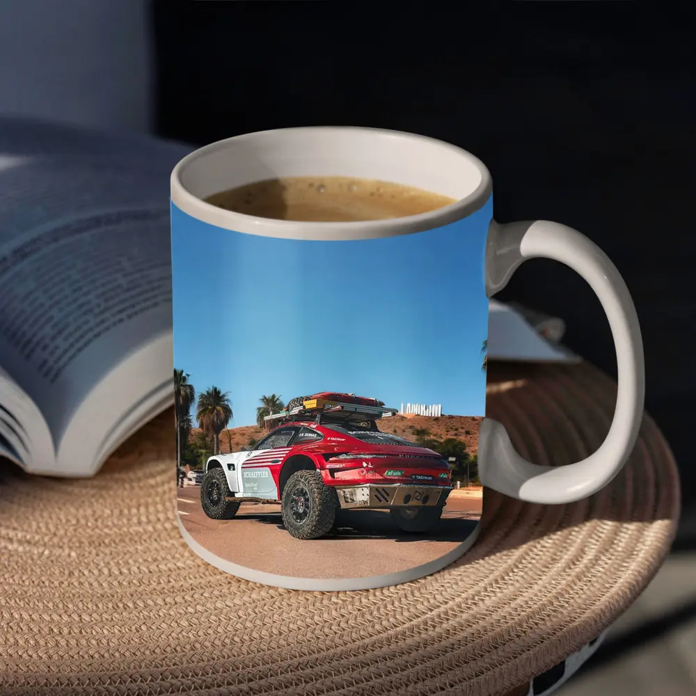 Porsche 911 Dakar Rally Car Los Angeles – Mugs