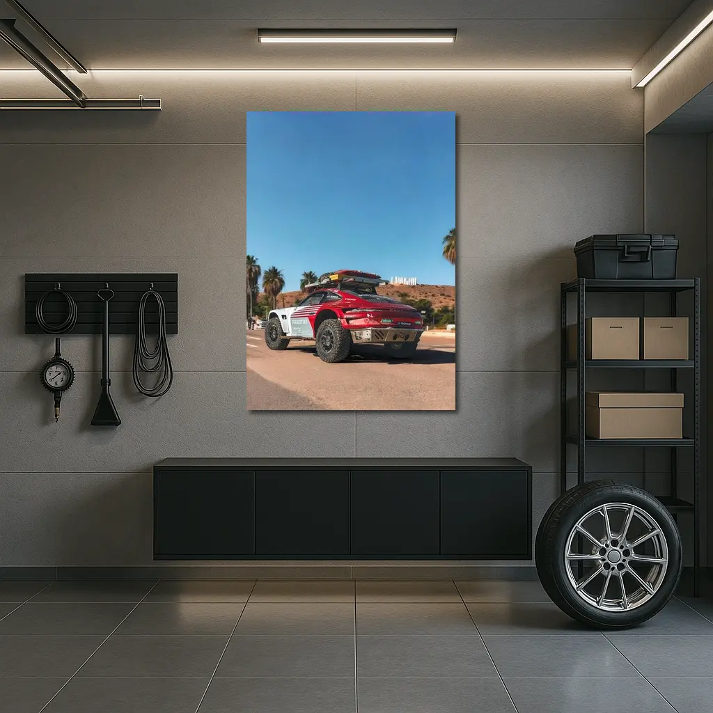 Porsche 911 Dakar Rally Car Los Angeles – Wall Art