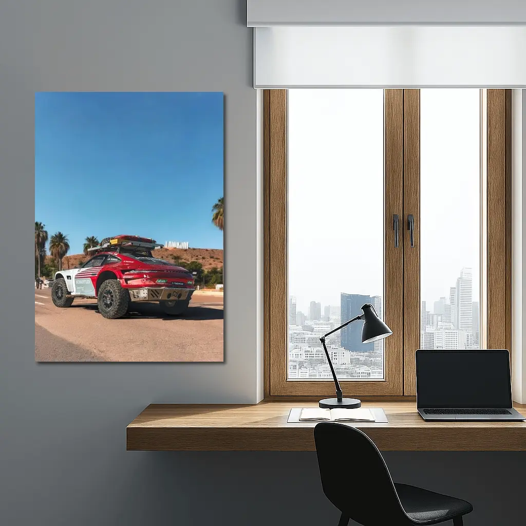 Porsche 911 Dakar Rally Car Los Angeles – Wall Art