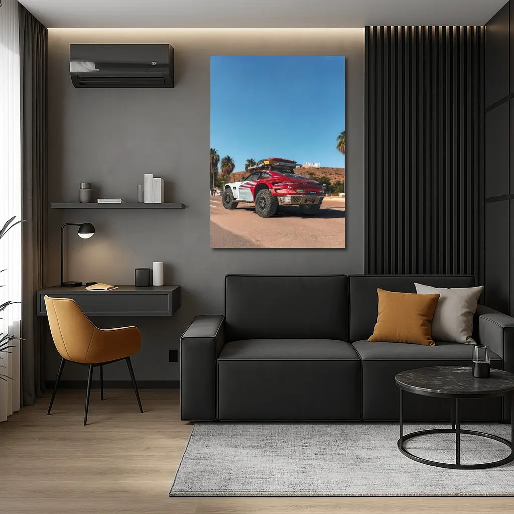 Porsche 911 Dakar Rally Car Los Angeles – Wall Art