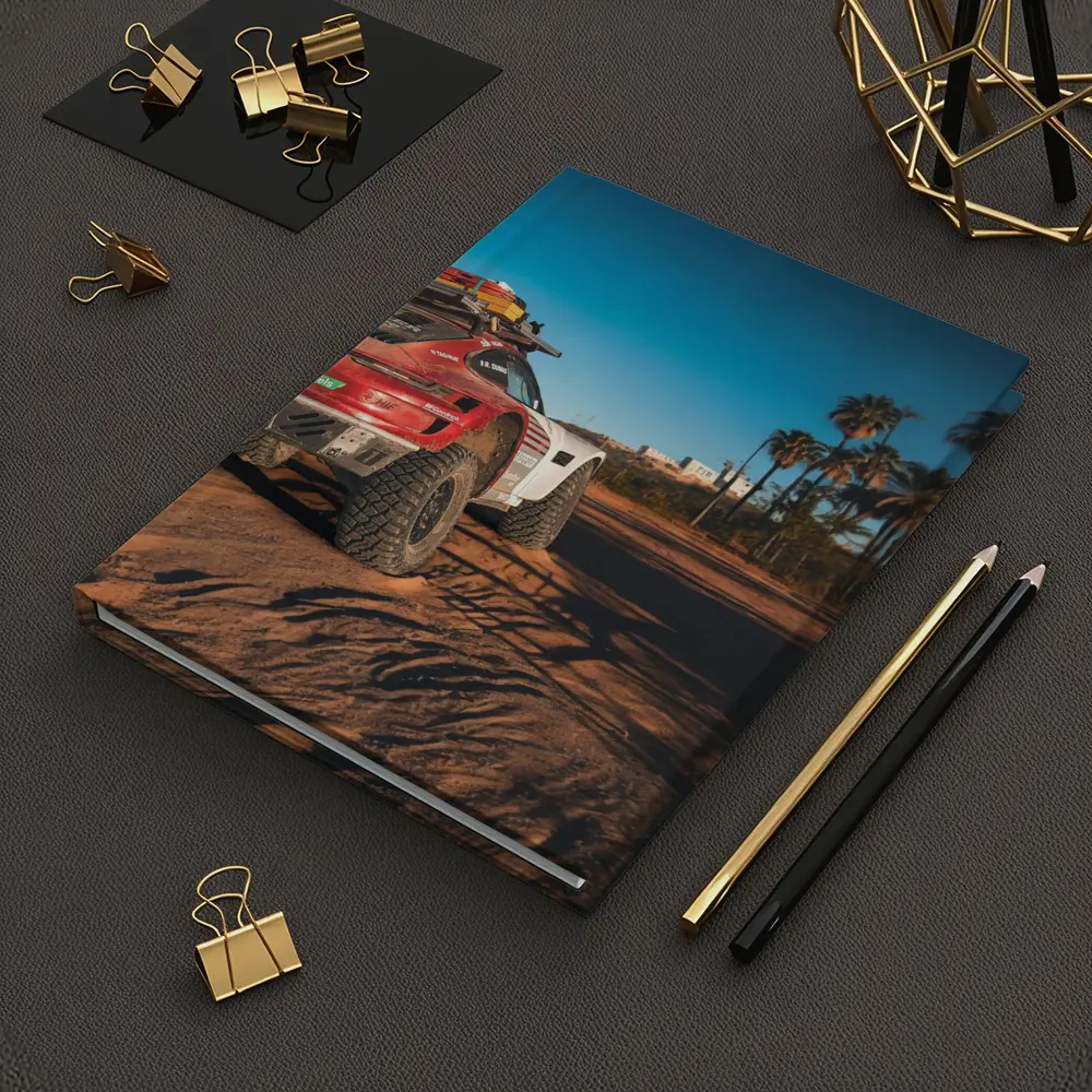 Porsche 911 Rally Car Desert Palm Trees – Notebooks