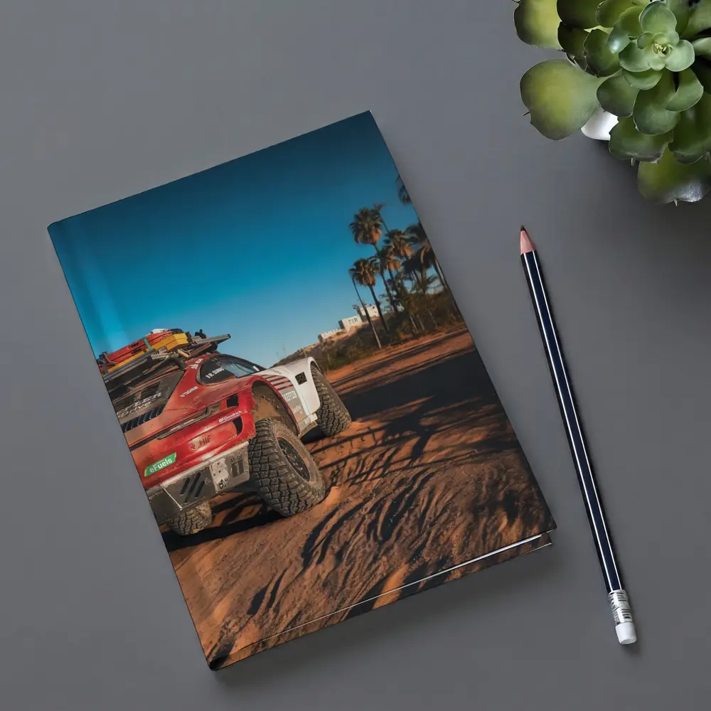 Porsche 911 Rally Car Desert Palm Trees – Notebooks