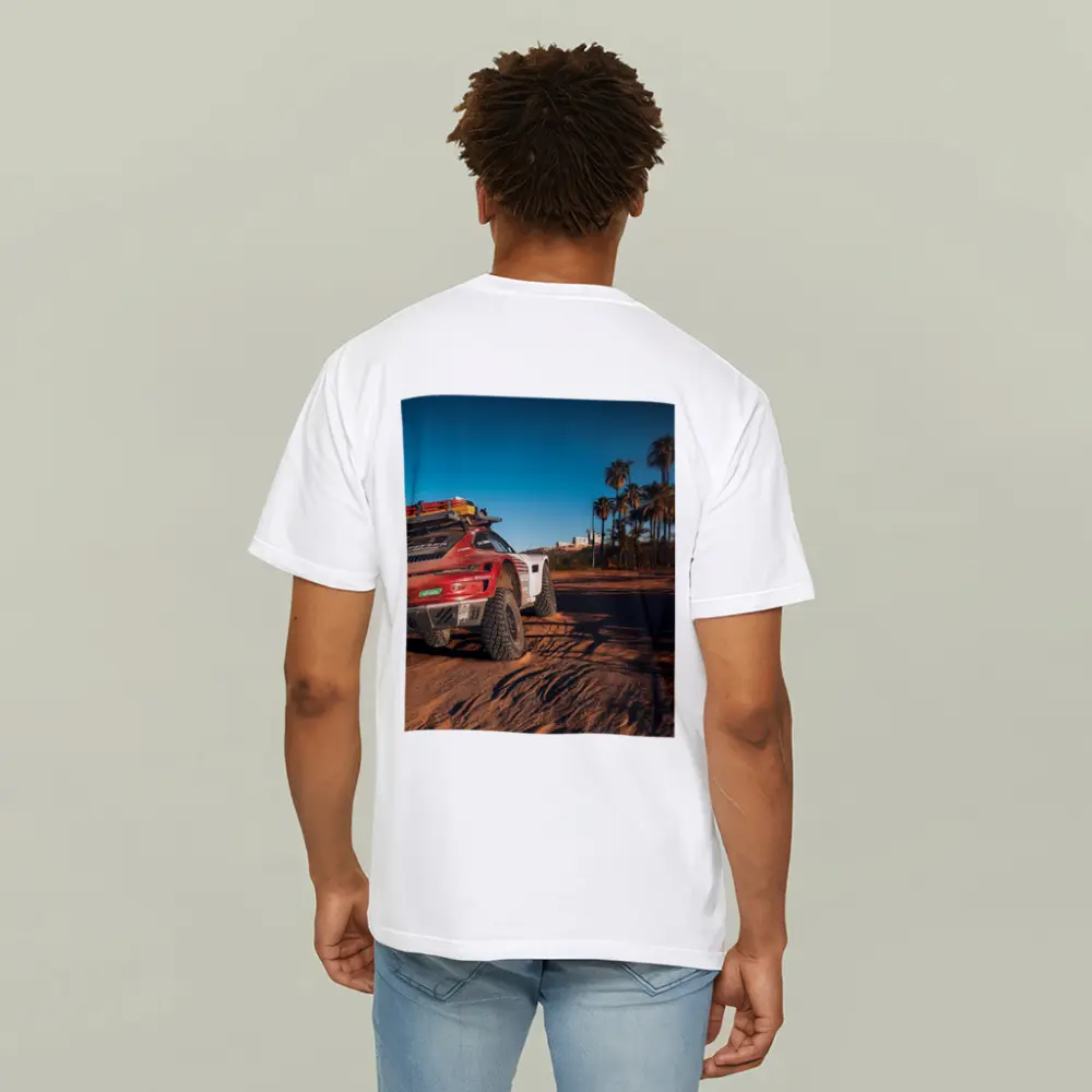 Porsche 911 Rally Car Desert Palm Trees – T-Shirts