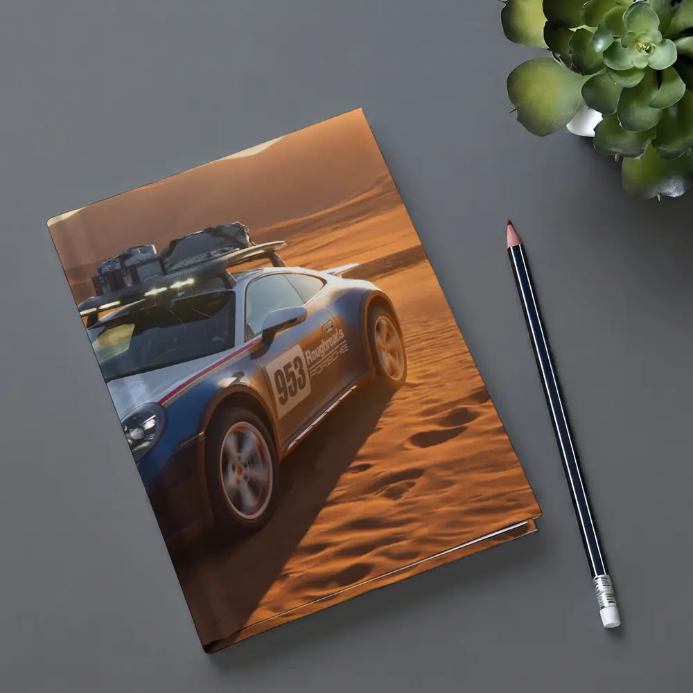 Porsche 911 Dakar Rally Car Desert Dunes – Notebooks