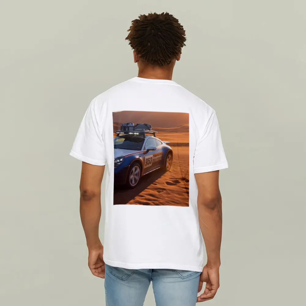 Porsche 911 Dakar Rally Car Desert Dunes – T-Shirts