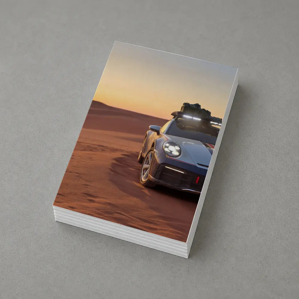 Porsche 911 Dakar Desert Sunset Drive – Postcards
