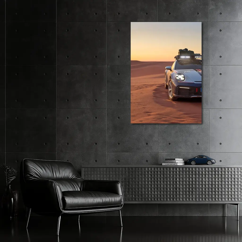 Porsche 911 Dakar Desert Sunset Drive – Wall Art
