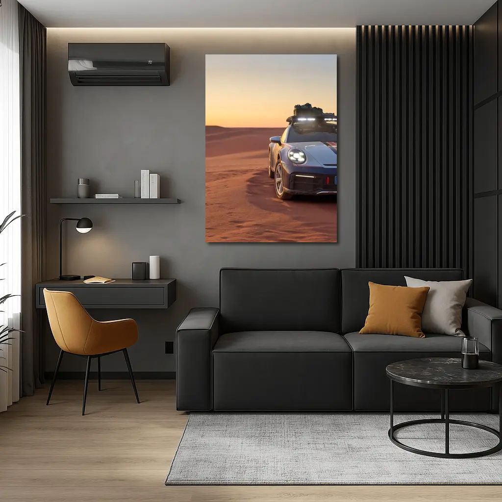 Porsche 911 Dakar Desert Sunset Drive – Wall Art