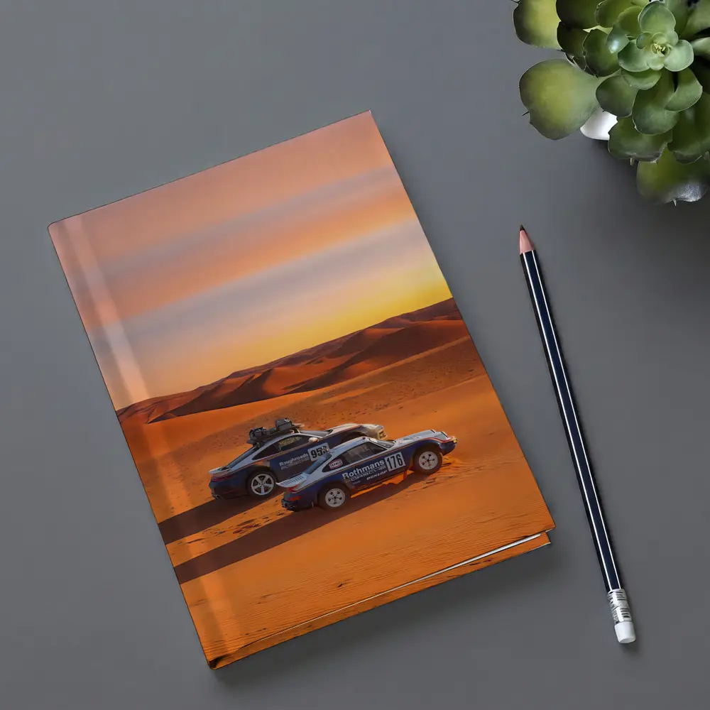 Porsche 911 Dakar Rally Desert Sunset – Notebooks
