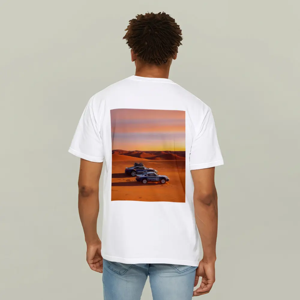 Porsche 911 Dakar Rally Desert Sunset – T-Shirts