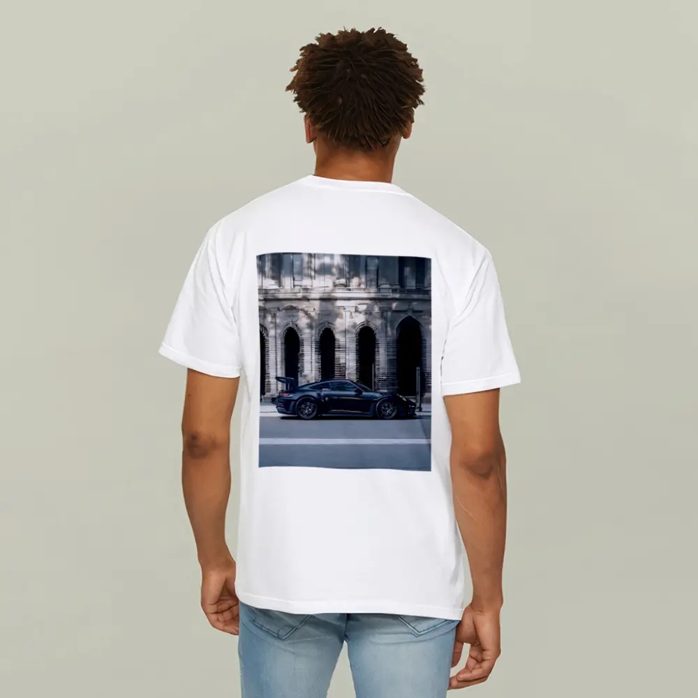 Porsche 911 GT3 Black Urban Street Building – T-Shirts