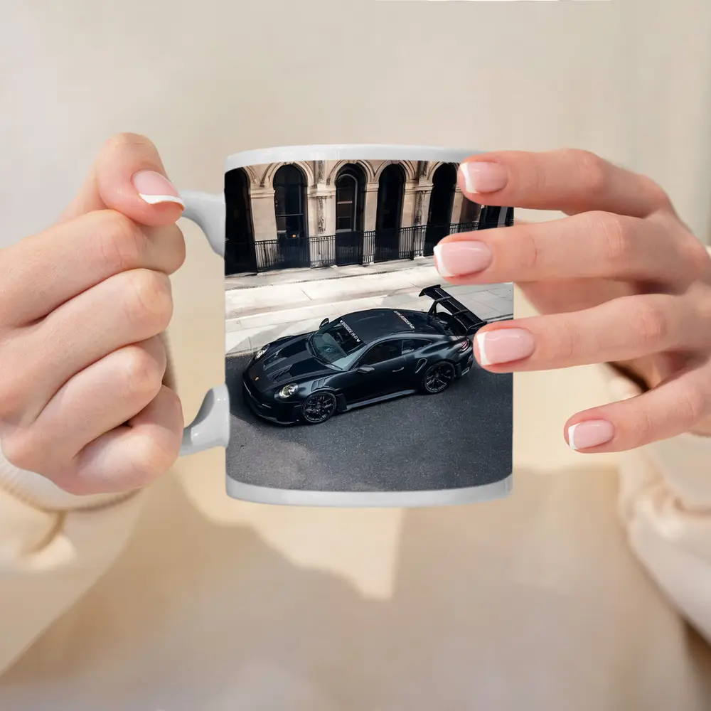 Porsche 911 GT3 RS Black City Street – Mugs