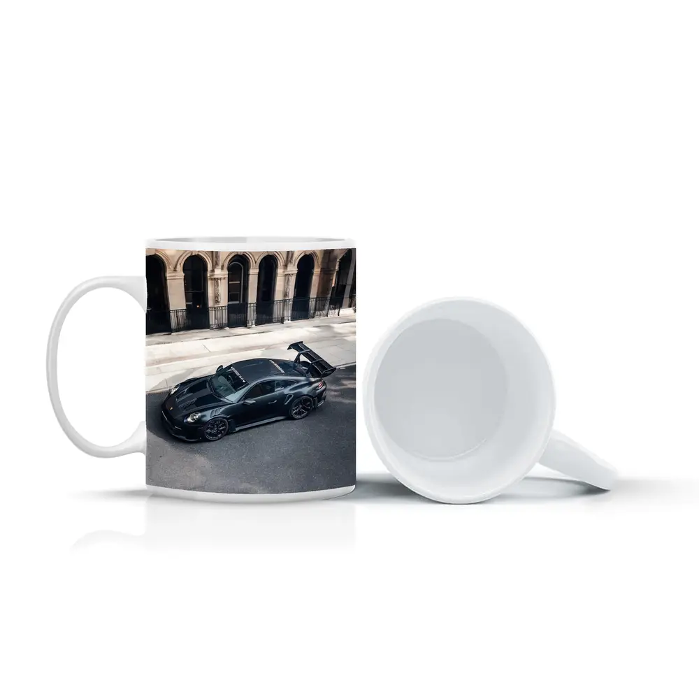 Porsche 911 GT3 RS Black City Street – Mugs