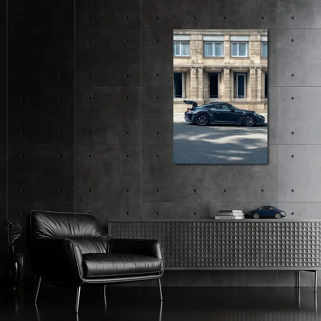 Porsche 911 GT3 RS Dark Urban Street – Wall Art