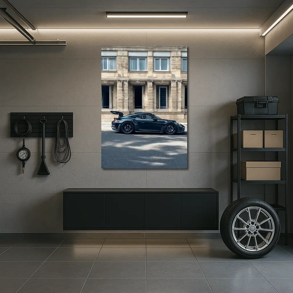 Porsche 911 GT3 RS Dark Urban Street – Wall Art
