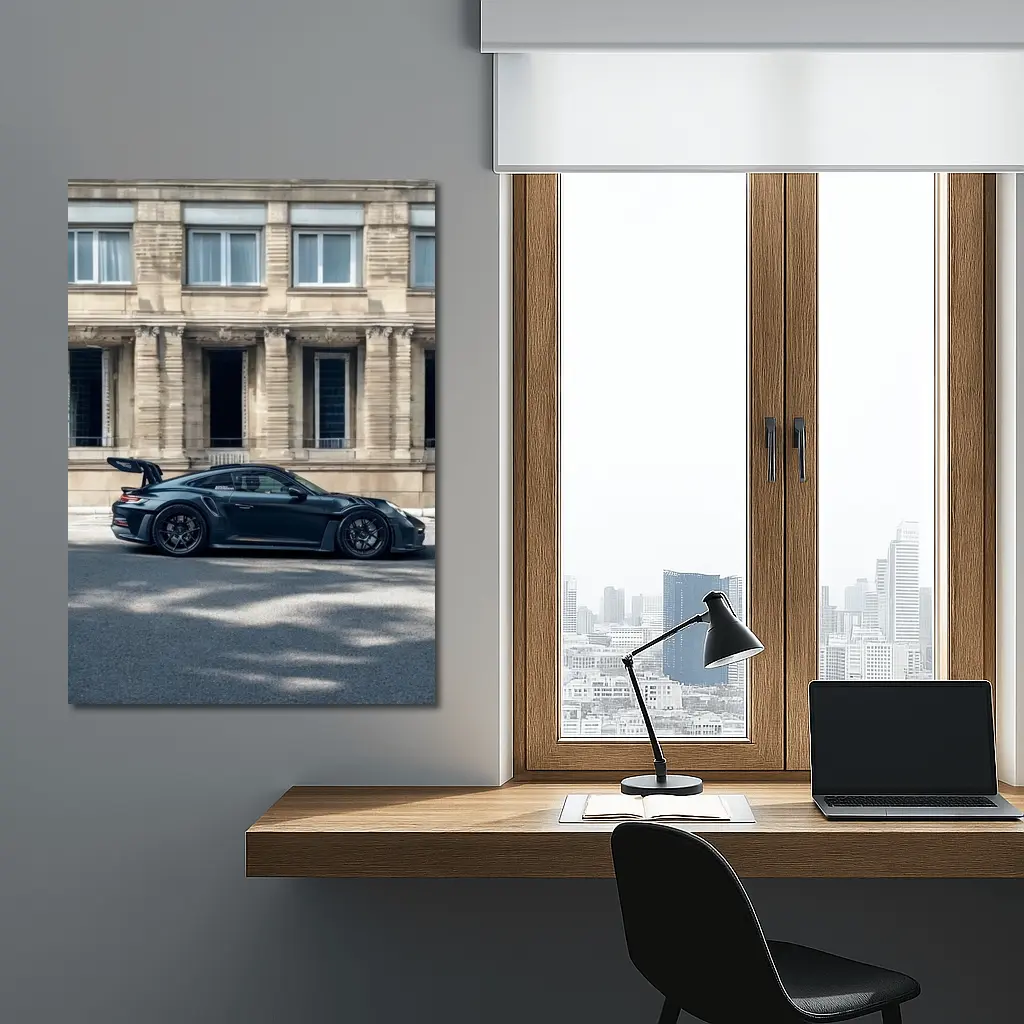Porsche 911 GT3 RS Dark Urban Street – Wall Art