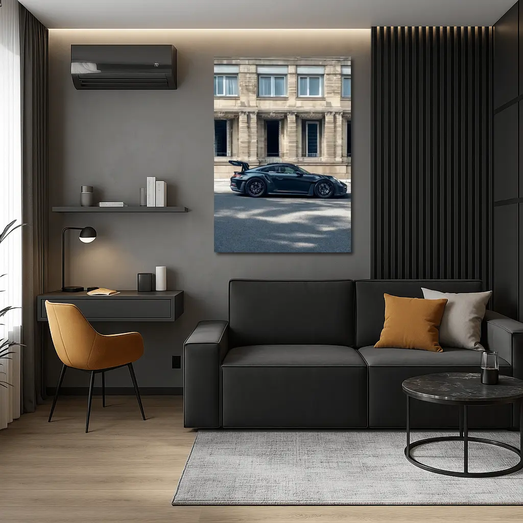 Porsche 911 GT3 RS Dark Urban Street – Wall Art