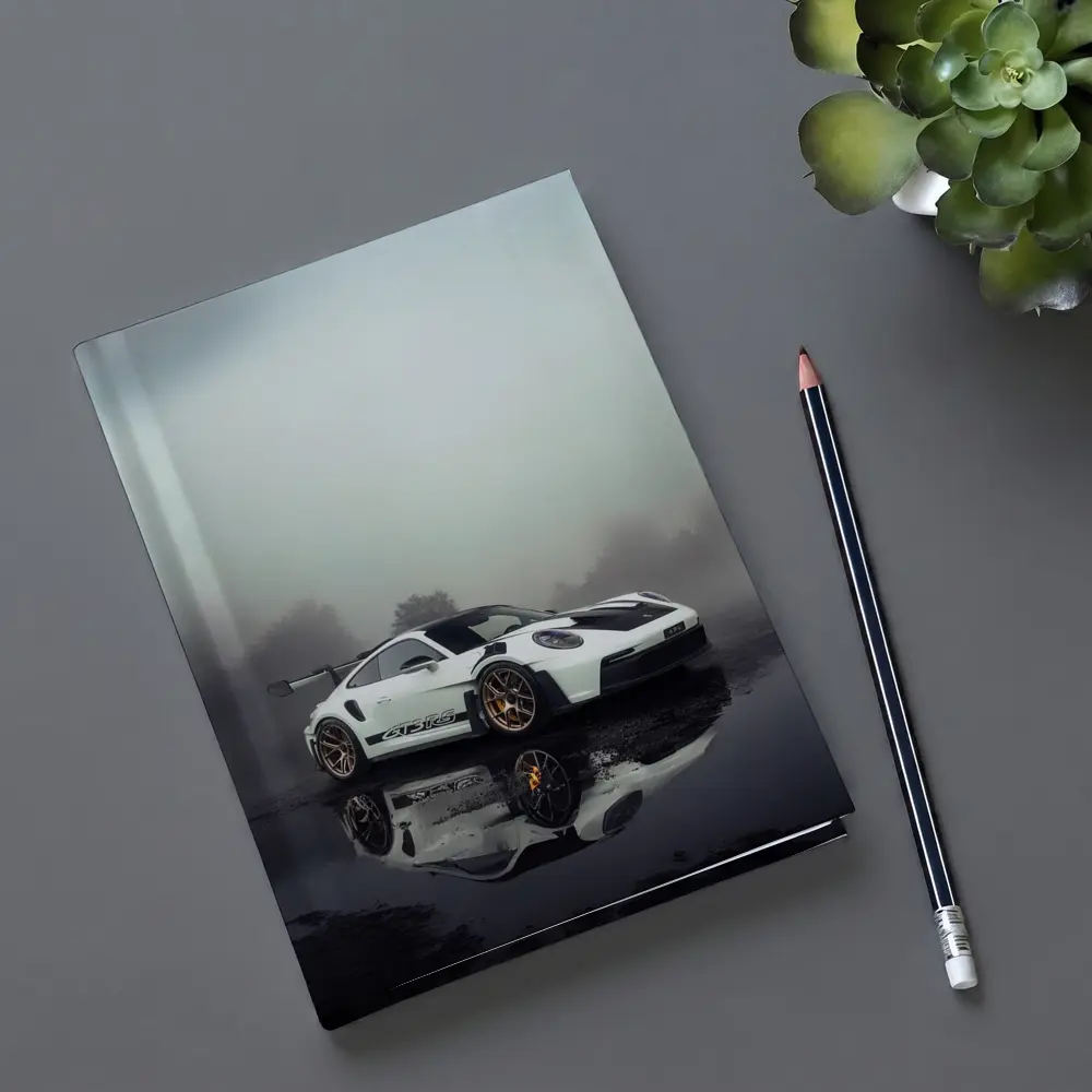 Porsche 911 GT3 RS Foggy Wet Reflection – Notebooks