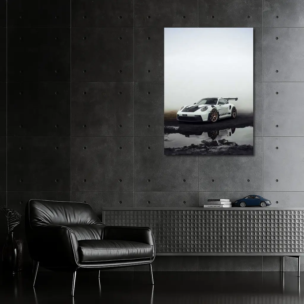 Porsche 911 GT3 RS Misty Fog – Wall Art