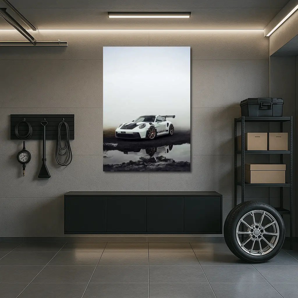 Porsche 911 GT3 RS Misty Fog – Wall Art