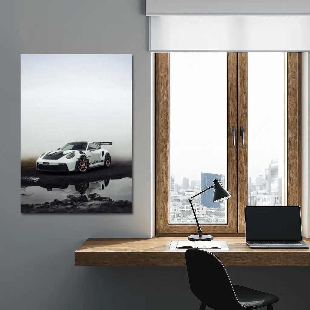 Porsche 911 GT3 RS Misty Fog – Wall Art