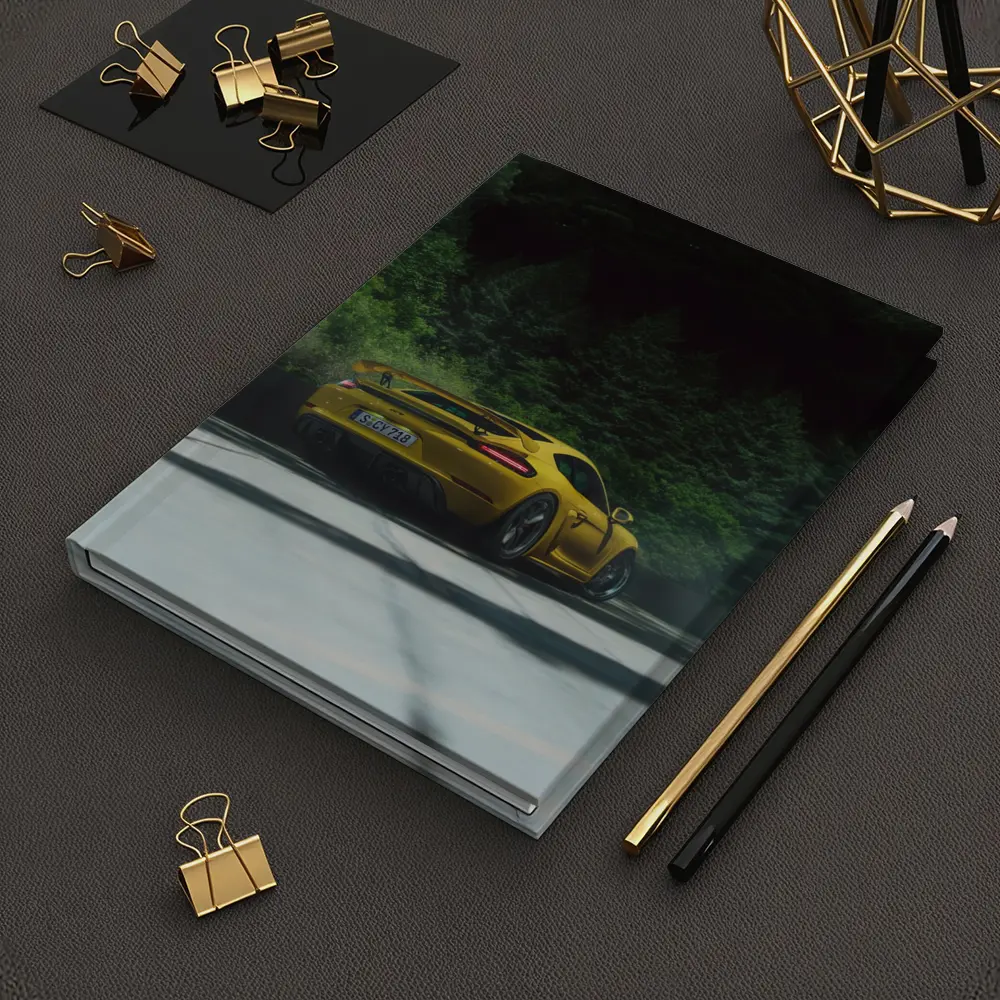 Porsche Cayman GT4 Yellow Forest Road – Notebooks