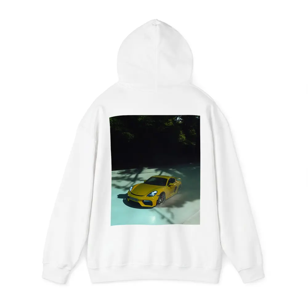 Porsche Cayman GT4 Yellow On Track – Hoodies