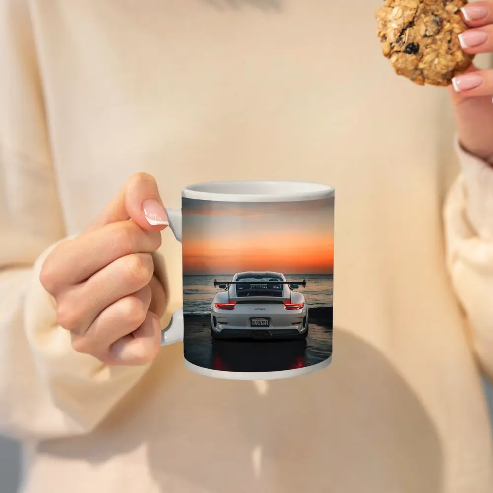 Porsche 911 GT3 RS Rear Ocean Sunset – Mugs