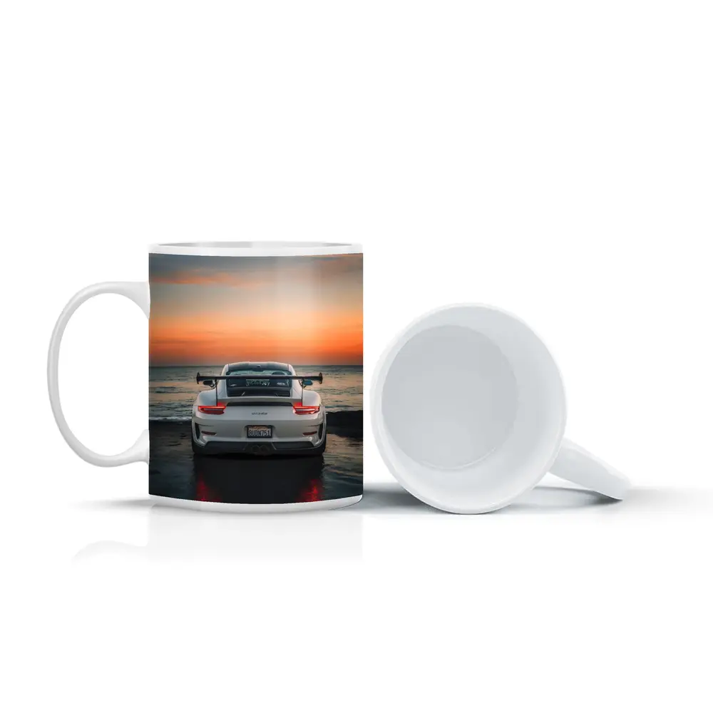 Porsche 911 GT3 RS Rear Ocean Sunset – Mugs