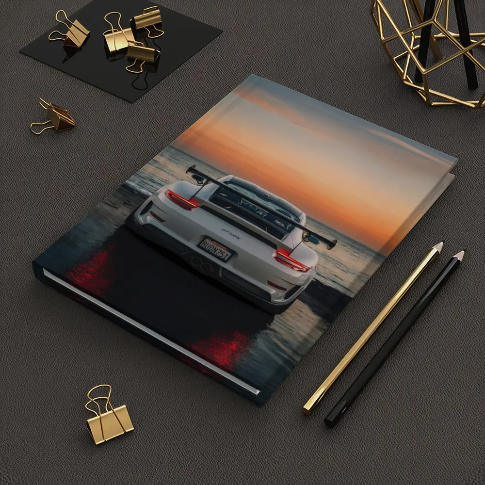 Porsche 911 GT3 RS Rear Ocean Sunset – Notebooks