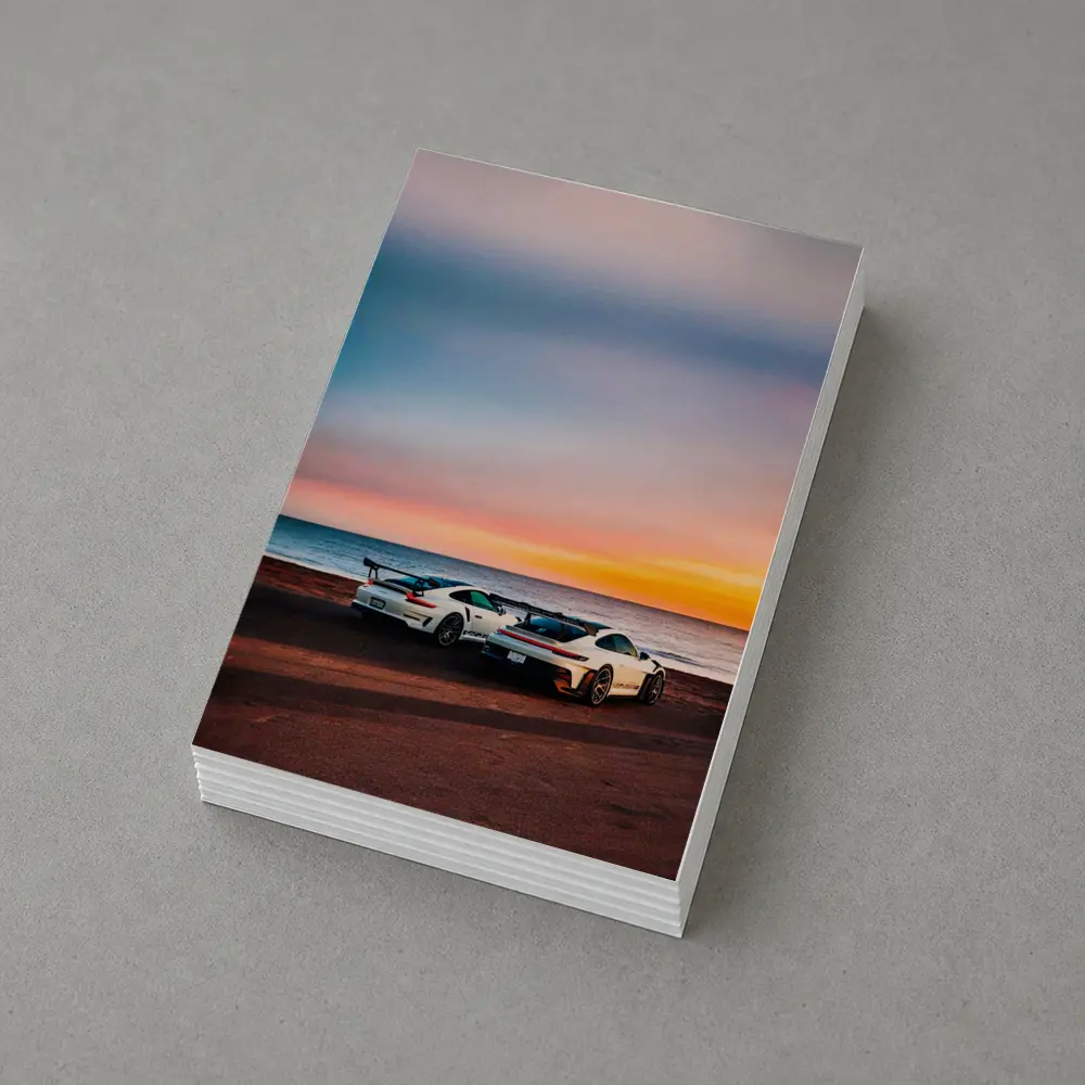 Porsche 911 GT3 RS Sunset Beach – Postcards