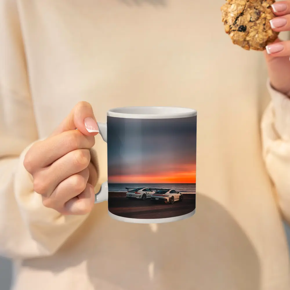 Porsche 911 GT3 RS Beach Sunset – Mugs