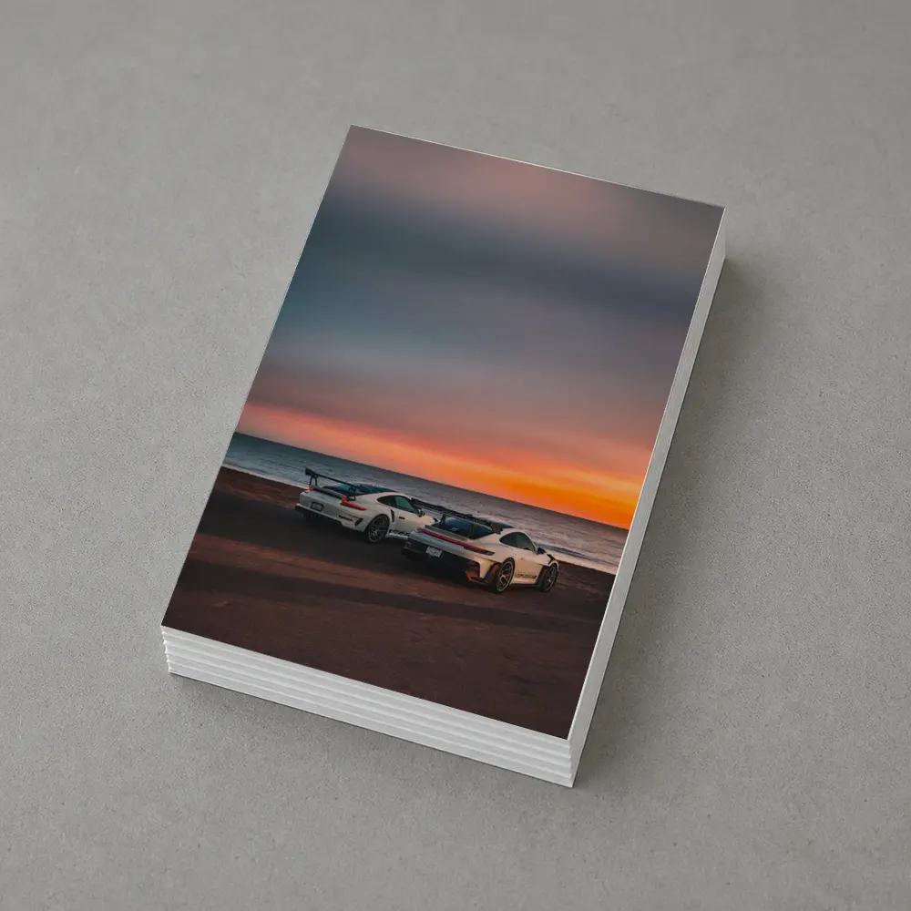 Porsche 911 GT3 RS Beach Sunset – Postcards