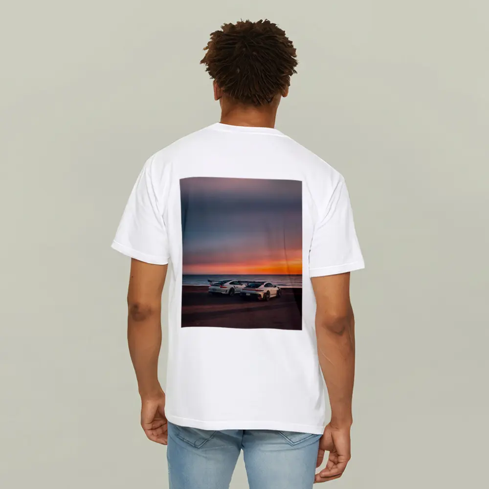 Porsche 911 GT3 RS Beach Sunset – T-Shirts