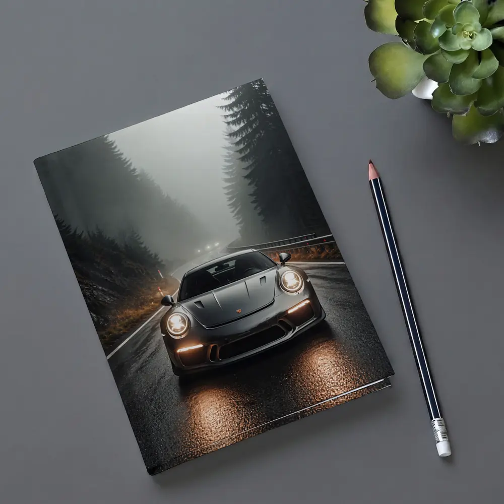 Porsche 911 GT3 Foggy Forest Road – Notebooks