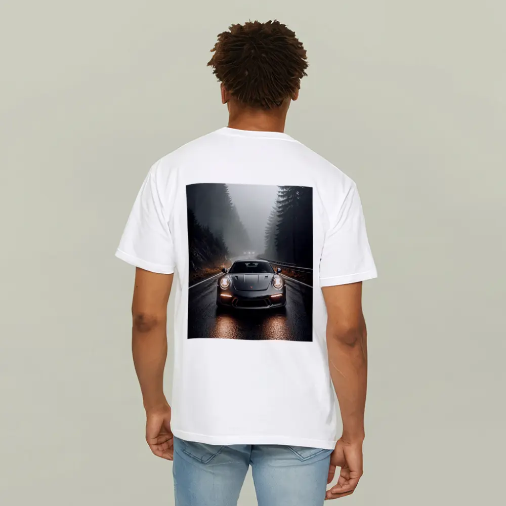 Porsche 911 GT3 Foggy Forest Road – T-Shirts