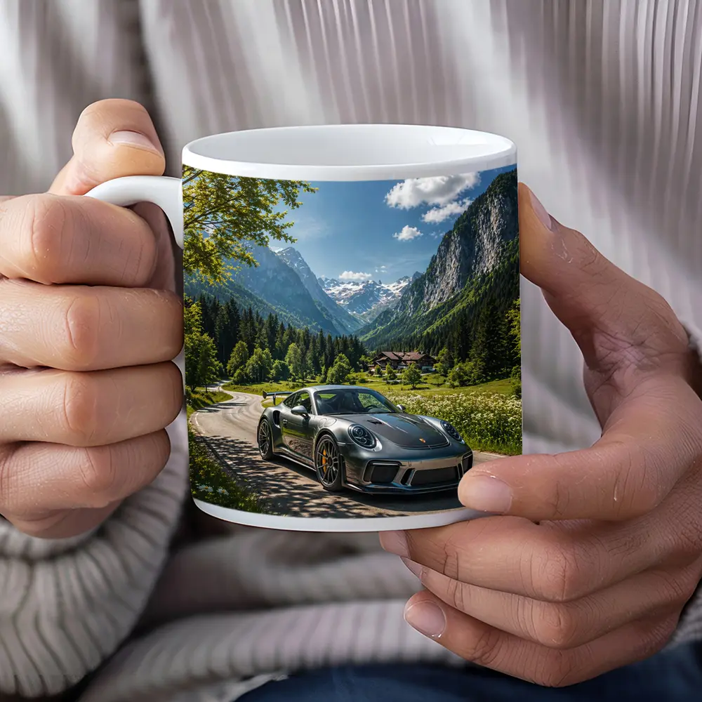Porsche 911 GT3 Alpine Mountain Road – Mugs