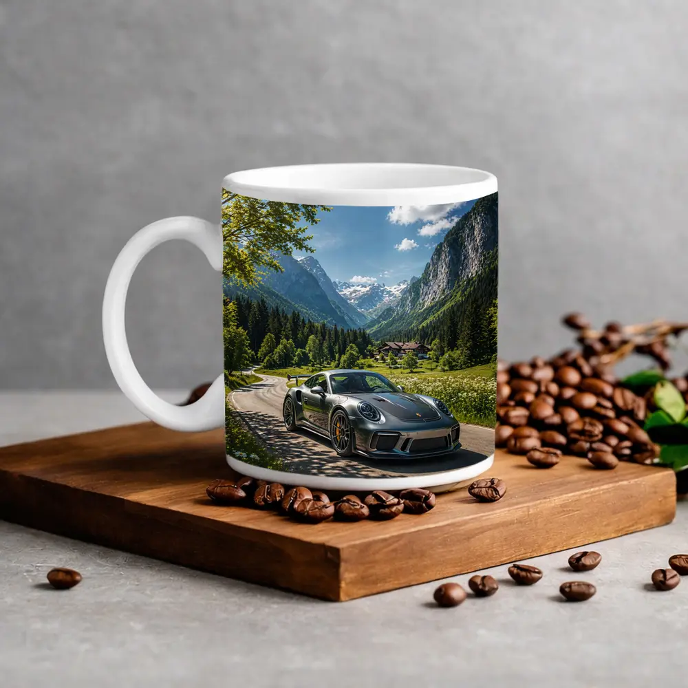 Porsche 911 GT3 Alpine Mountain Road – Mugs